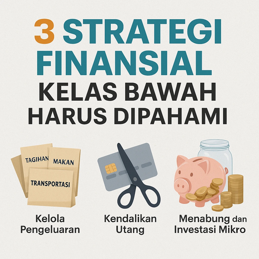 3 Strategi Finansial Kelas Bawah Harus Dipahami