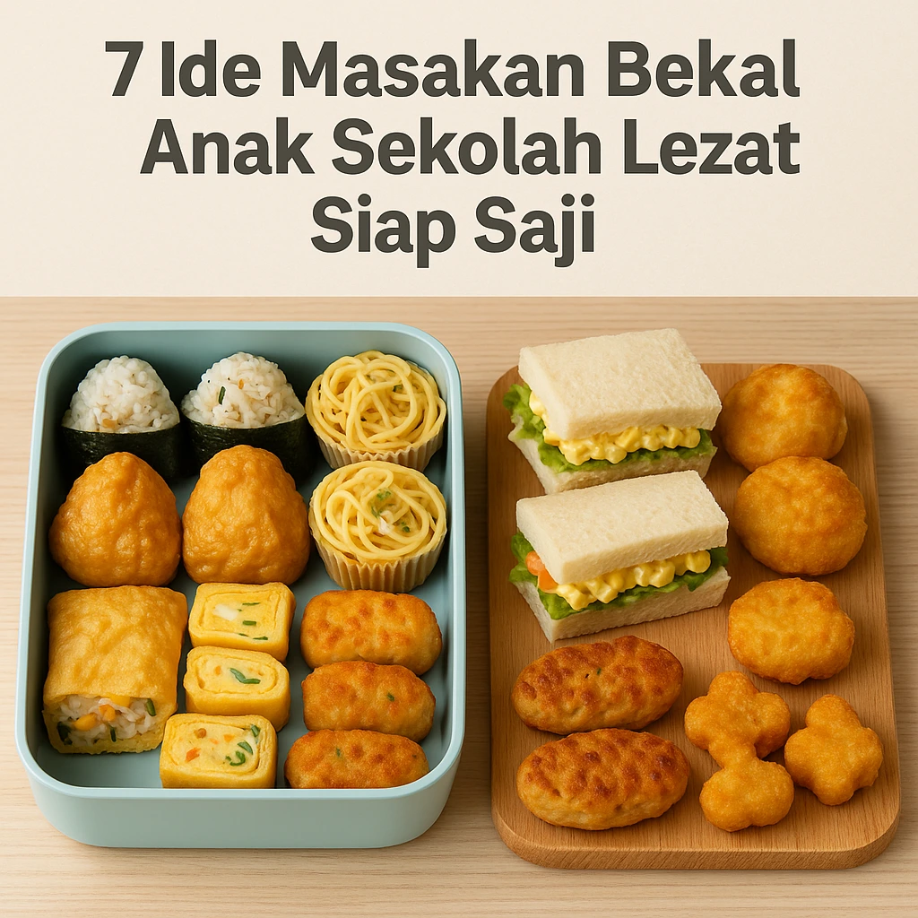 7 Ide Masakan Bekal Anak Sekolah Lezat Siap Saji